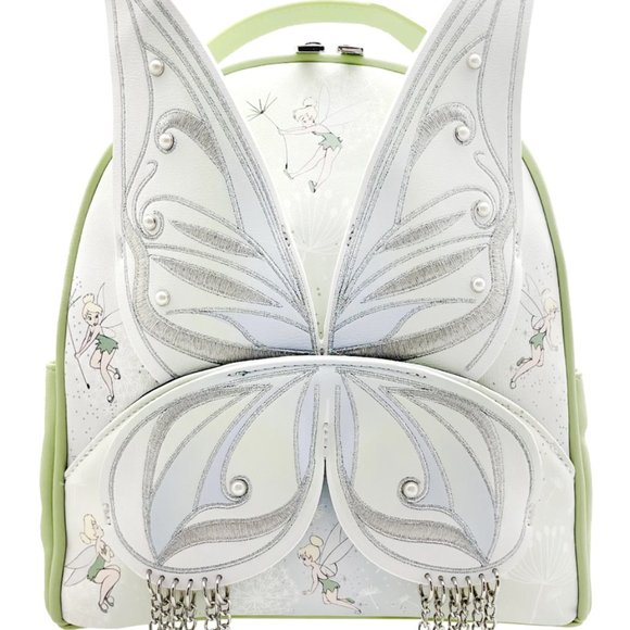 Danielle Nicole Disney Tinker Bell Pixie Wings Convertible Mini Backpack - Picture 1 of 3
